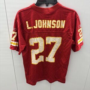Vintage Reebok NFL Kansas City Chiefs Larry Johnson #27 Jersey Youth M (10-12)